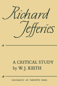 Enlarge image Cover: Richard Jefferies - University of Toronto Press