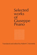 Cover: Selected Works of Giuseppe Peano - University of Toronto Press