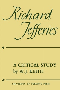 Enlarge image Cover: Richard Jefferies - University of Toronto Press