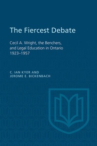 Enlarge image Cover: The Fiercest Debate - University of Toronto Press