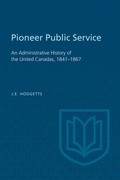 Cover: Pioneer Public Service - University of Toronto Press