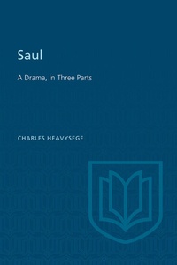 Enlarge image Cover: Saul - University of Toronto Press