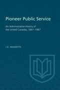 Cover: Pioneer Public Service - University of Toronto Press