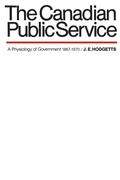 Cover: The Canadian Public Service - University of Toronto Press