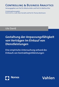 Abbildung von: Gestaltung der Anpassungsfähigkeit von Verträgen im Einkauf von Dienstleistungen - Nomos