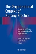 Cover: The Organizational Context of Nursing Practice - Springer