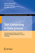 Cover: Soft Computing in Data Science - Springer