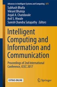 Enlarge image Cover: Intelligent Computing and Information and Communication - Springer