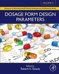 Cover: Dosage Form Design Parameters - Academic Press