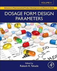 Enlarge image Cover: Dosage Form Design Parameters - Academic Press