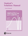 Cover: A Graphical Approach to Precalculus with Limits, 7e (c)2019 Student's Solutions Manual - Pearson
