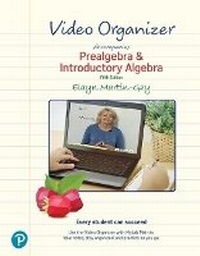 Enlarge image Cover: Video Notebook for Prealgebra & Introductory Algebra - Pearson