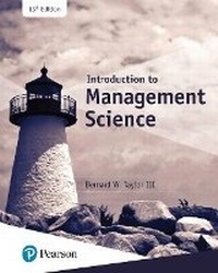 Enlarge image Cover: Introduction to Management Science - Pearson