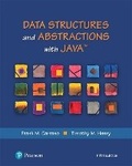 Cover: Data Structures and Abstractions with Java - Pearson