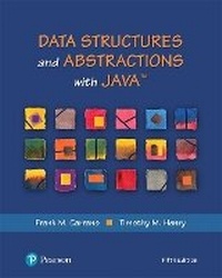Enlarge image Cover: Data Structures and Abstractions with Java - Pearson