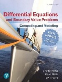 Enlarge image Cover: Differential Equations and Boundary Value Problems - Pearson