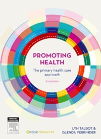 Enlarge image Cover: Promoting Health - Elsevier