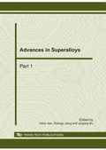 Cover: Advances in Superalloys - Trans Tech Publications Ltd