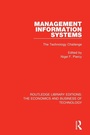 Cover: Management Information Systems: The Technology Challenge - Routledge