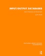 Cover: Input/Output Databases - Routledge