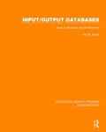 Cover: Input/Output Databases - Routledge