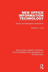 Enlarge image Cover: New Office Information Technology - Routledge