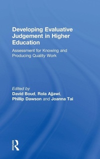 Enlarge image Cover: Developing Evaluative Judgement in Higher Education - Routledge