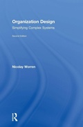 Cover: Organization Design - Routledge