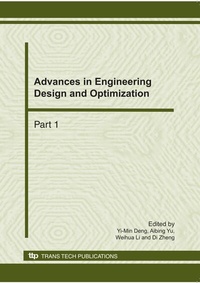 Enlarge image Cover: Advances in Engineering Design and Optimization - Trans Tech Publications Ltd
