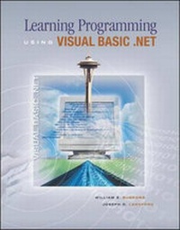 Enlarge image Cover: Learning Programming Using Microsoft Visual Basic.Net - Irwin Professional Publishing