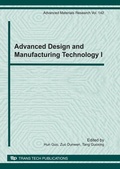 Cover: Advanced Design and Manufacturing Technology I - Trans Tech Publications Ltd