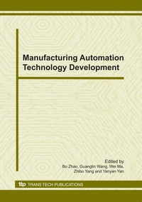 Enlarge image Cover: Manufacturing Automation Technology Development - Trans Tech Publications Ltd