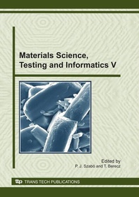 Enlarge image Cover: Materials Science, Testing and Informatics V - Trans Tech Publications Ltd