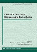 Cover: Frontier in Functional Manufacturing Technologies - Trans Tech Publications Ltd