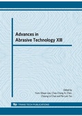 Cover: Advances in Abrasive Technology XIII - Trans Tech Publications Ltd