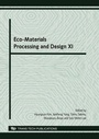 Cover: Eco-Materials Processing and Design XI - Trans Tech Publications Ltd