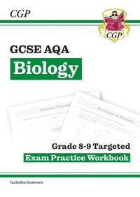 Enlarge image Cover: GCSE Biology AQA Grade 8-9 Targeted Exam Practice Workbook (includes answers) - Coordination Group Publications Ltd (CGP)