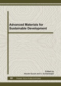 Cover: Advanced Materials for Sustainable Development - Trans Tech Publications Ltd