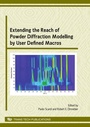 Cover: Extending the Reach of Powder Diffraction Modelling - Trans Tech Publications Ltd