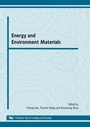 Cover: Energy and Environment Materials (C-MRS) - Trans Tech Publications Ltd