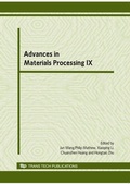 Cover: Advances in Materials Processing IX - Trans Tech Publications Ltd