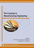 Cover: The Coatings in Manufacturing Engineering - Trans Tech Publications Ltd