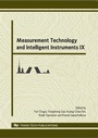 Cover: Measurement Technology and Intelligent Instruments IX - Trans Tech Publications Ltd