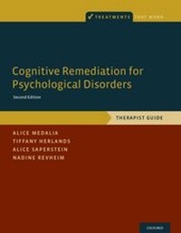 Abbildung von: Cognitive Remediation for Psychological Disorders - OUP eBook