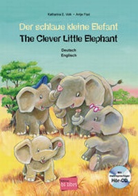 Abbildung von: Der schlaue kleine Elefant (Deutsch-Englisch) - Hueber Verlag