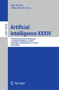 Enlarge image Cover: Artificial Intelligence XXXIV - Springer