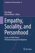 Cover: Empathy, Sociality, and Personhood - Springer