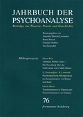Cover: Jahrbuch der Psychoanalyse / Band 76: Mikroprozesse - frommann-holzboog
