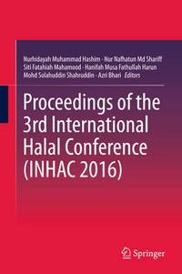 Abbildung von: Proceedings of the 3rd International Halal Conference (INHAC 2016) - Springer
