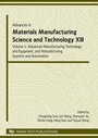 Cover: Advances in Materials Manufacturing Science and Technology XIII Volume I - Trans Tech Publications Ltd